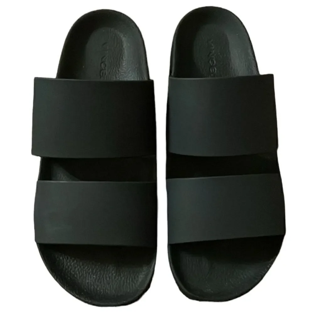 VINCE Men's Mariner Slides Black Size 12